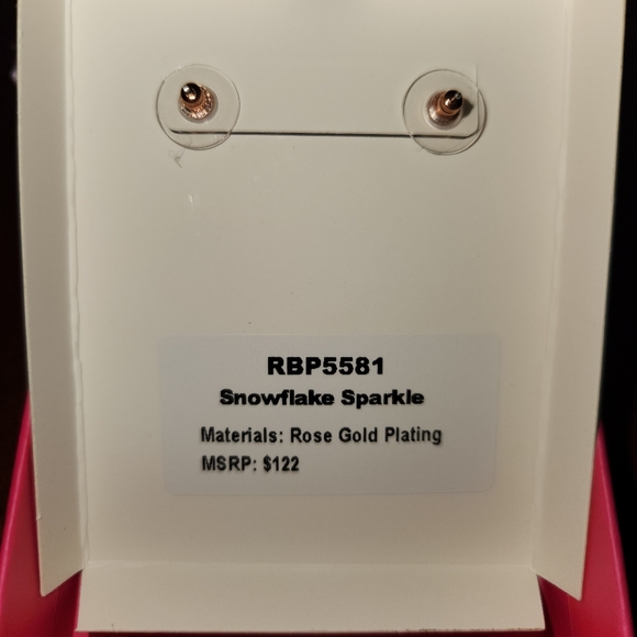 Bomb Party Statements Earrings "Snowflake Sparkle" RPB5581 - Picture 2 of 3